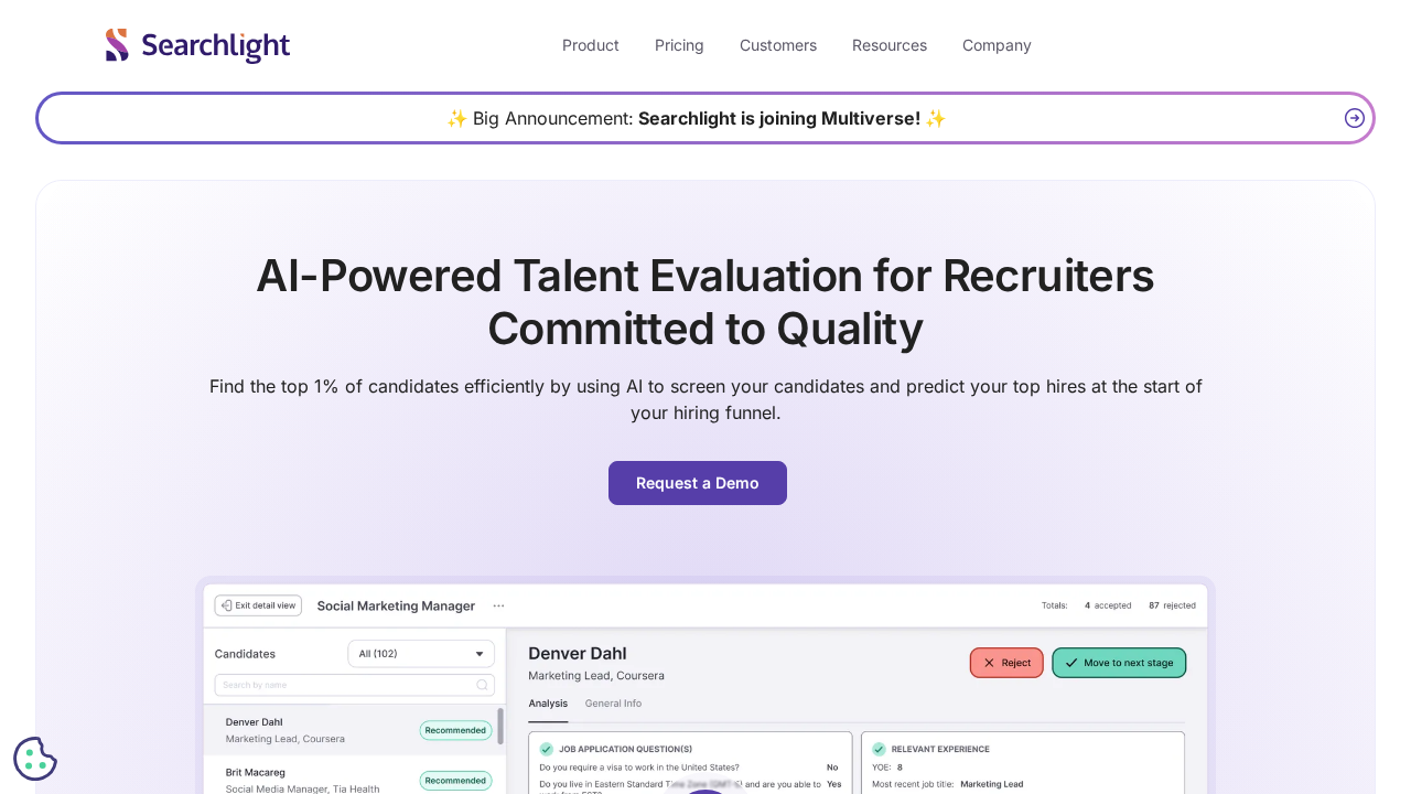 Searchlight.ai screenshot