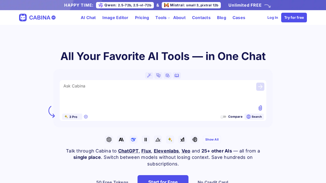 Cabina.AI screenshot