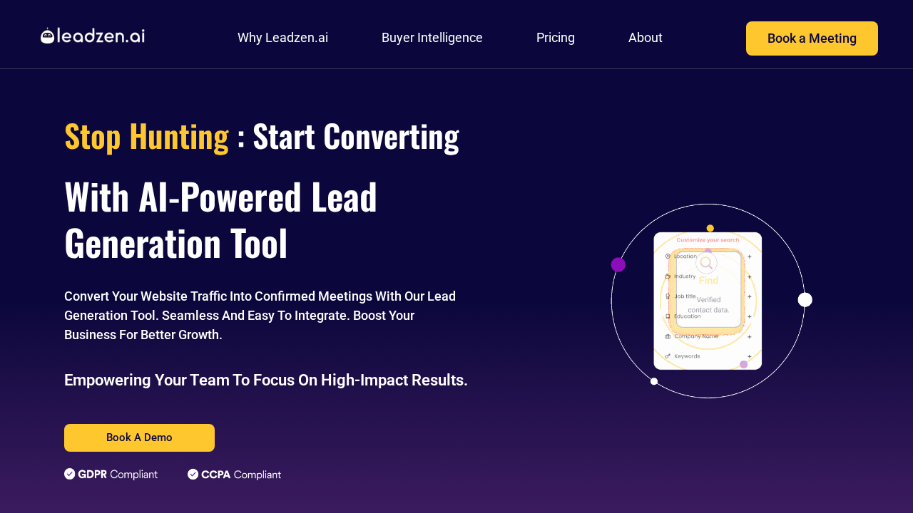 Leadzen.ai screenshot