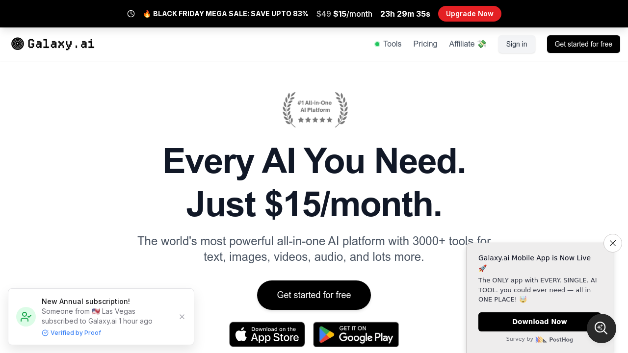 galaxy.ai screenshot