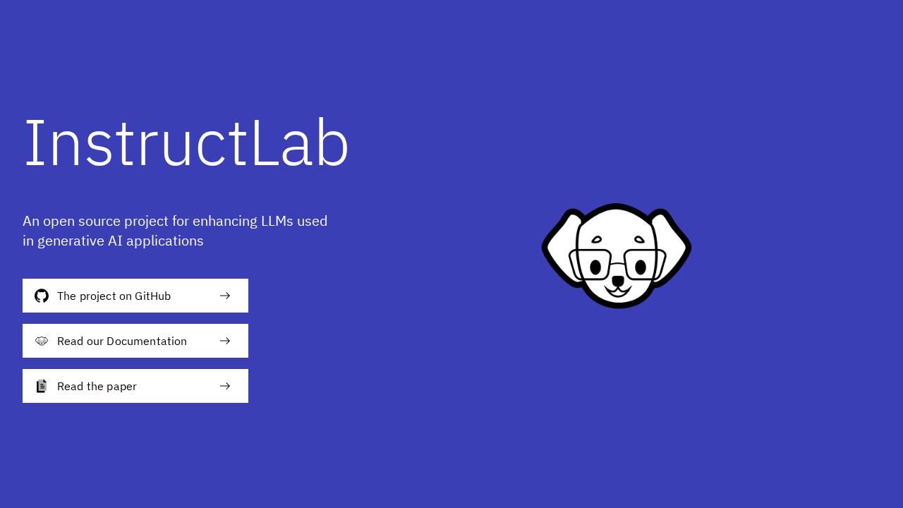 InstructLab screenshot