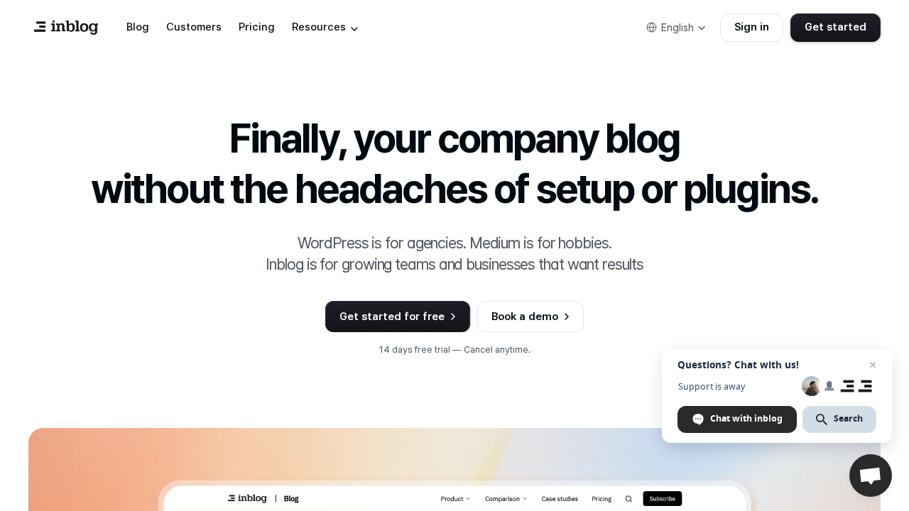 inblog.ai screenshot