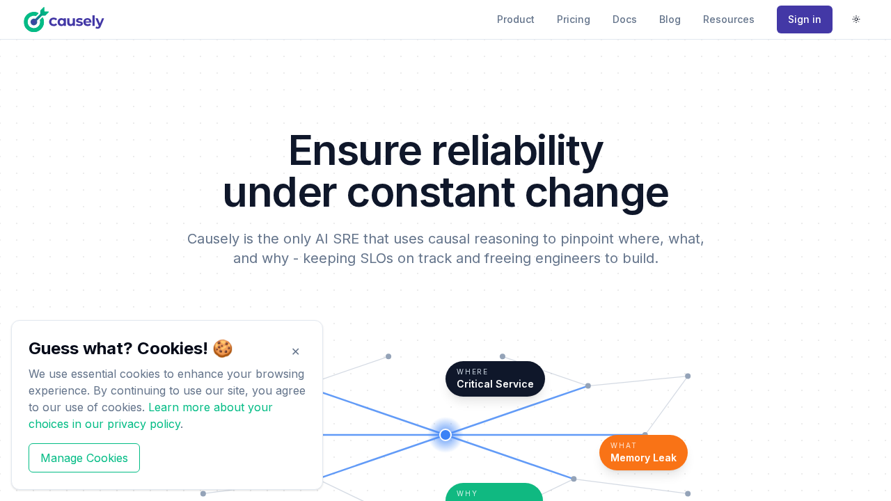 Causely.ai screenshot