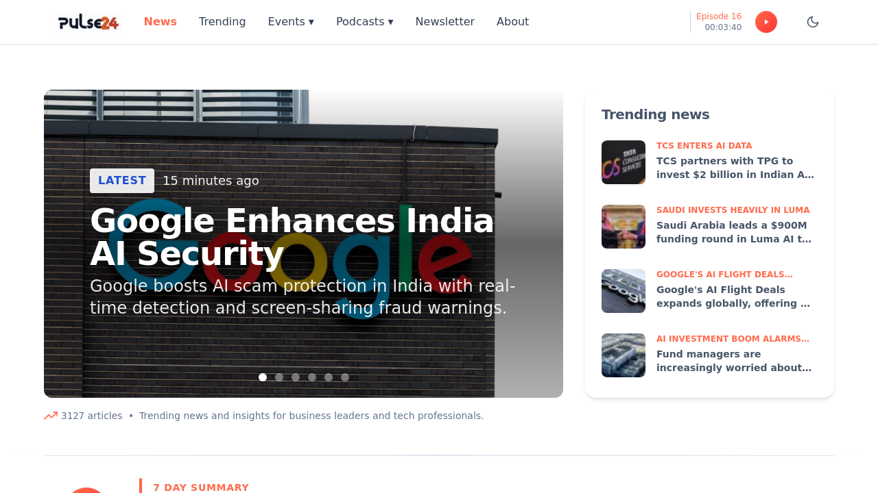 pulse24.ai screenshot