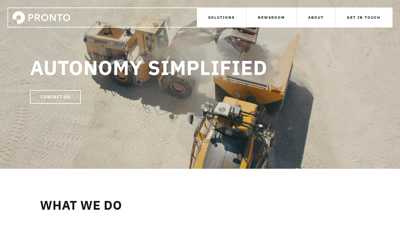 Pronto.ai screenshot