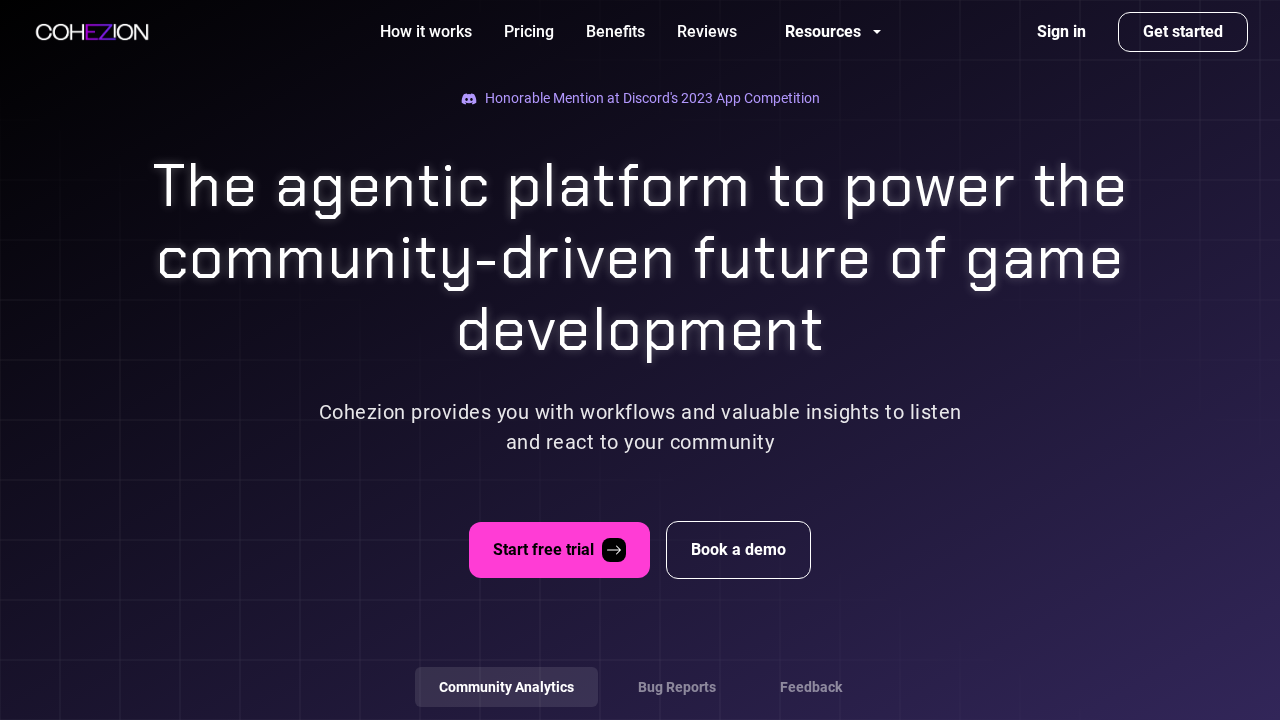 Cohezion.ai screenshot