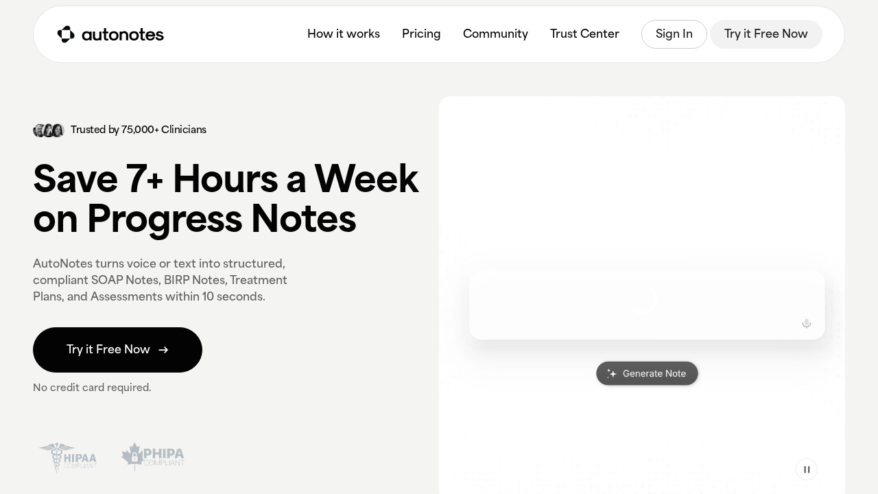 AutoNotes.ai screenshot