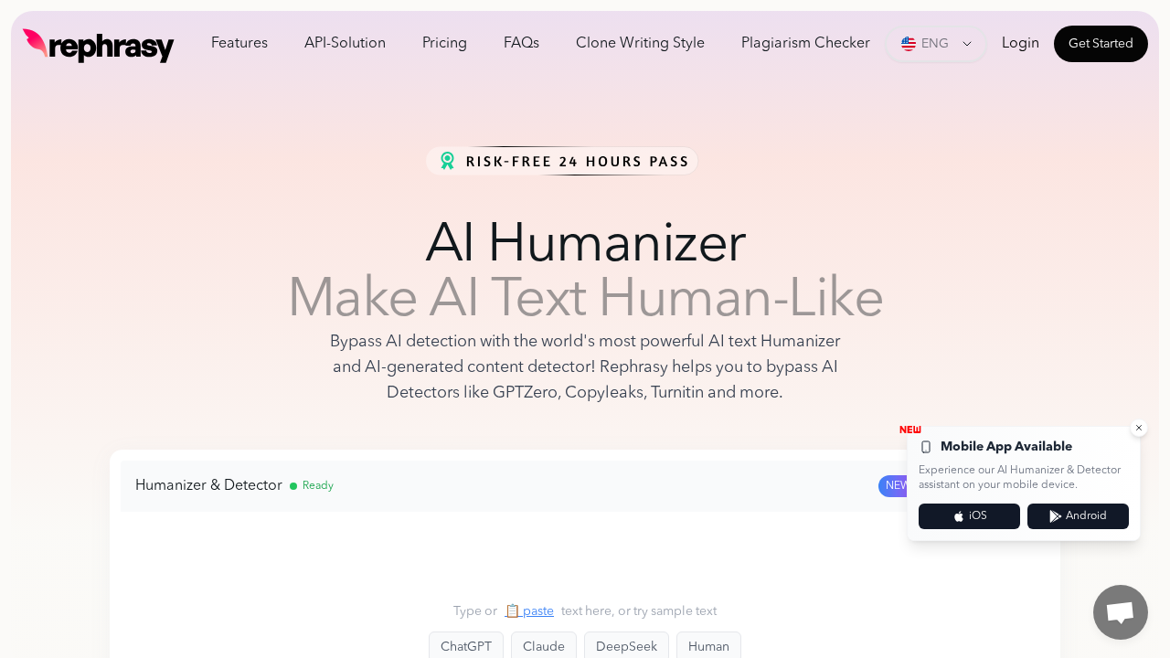Rephrasy.ai screenshot