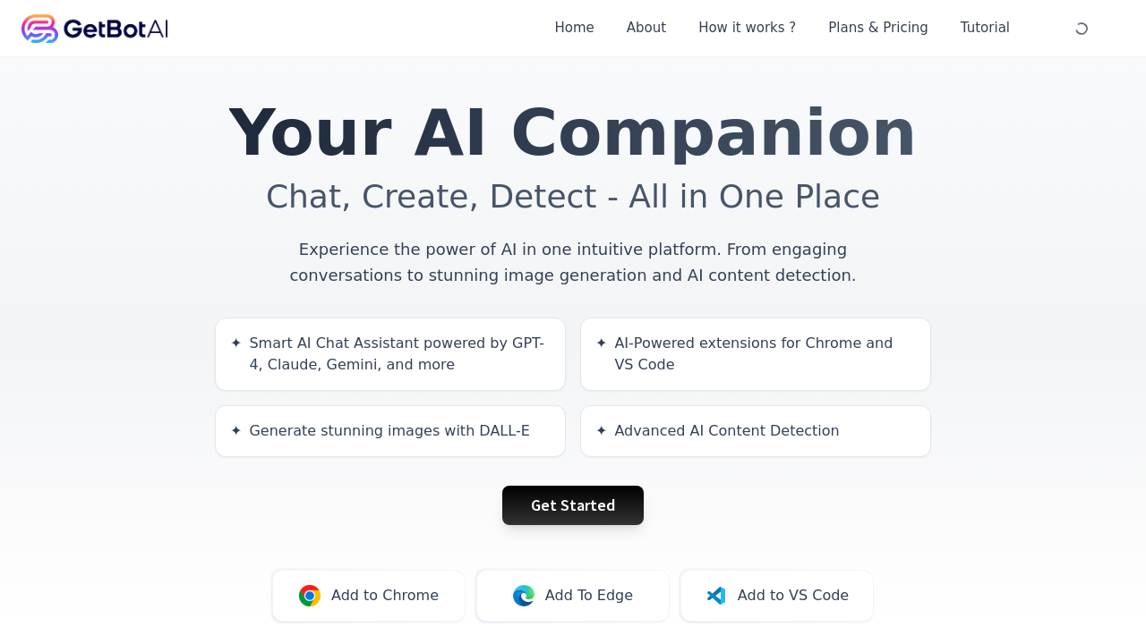getbot.ai screenshot