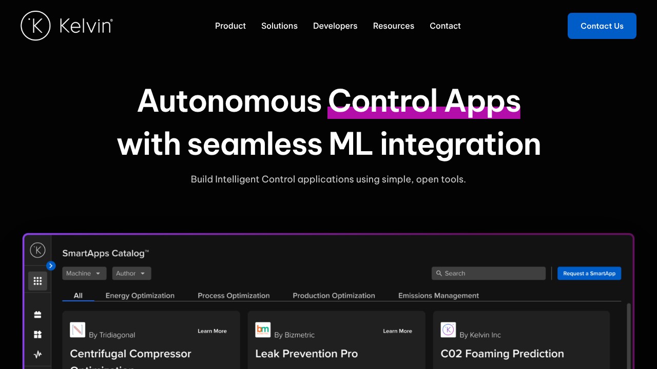 Kelvin.ai screenshot