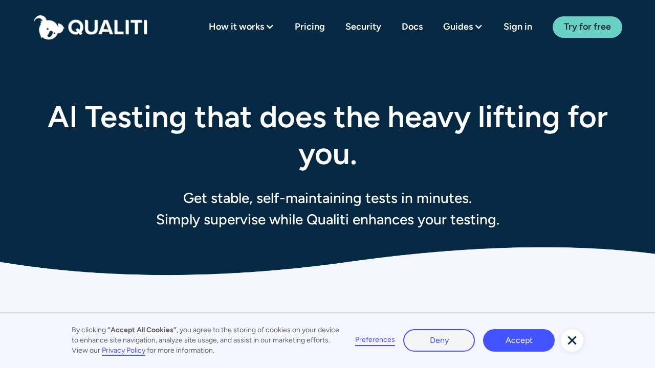 qualiti.ai screenshot