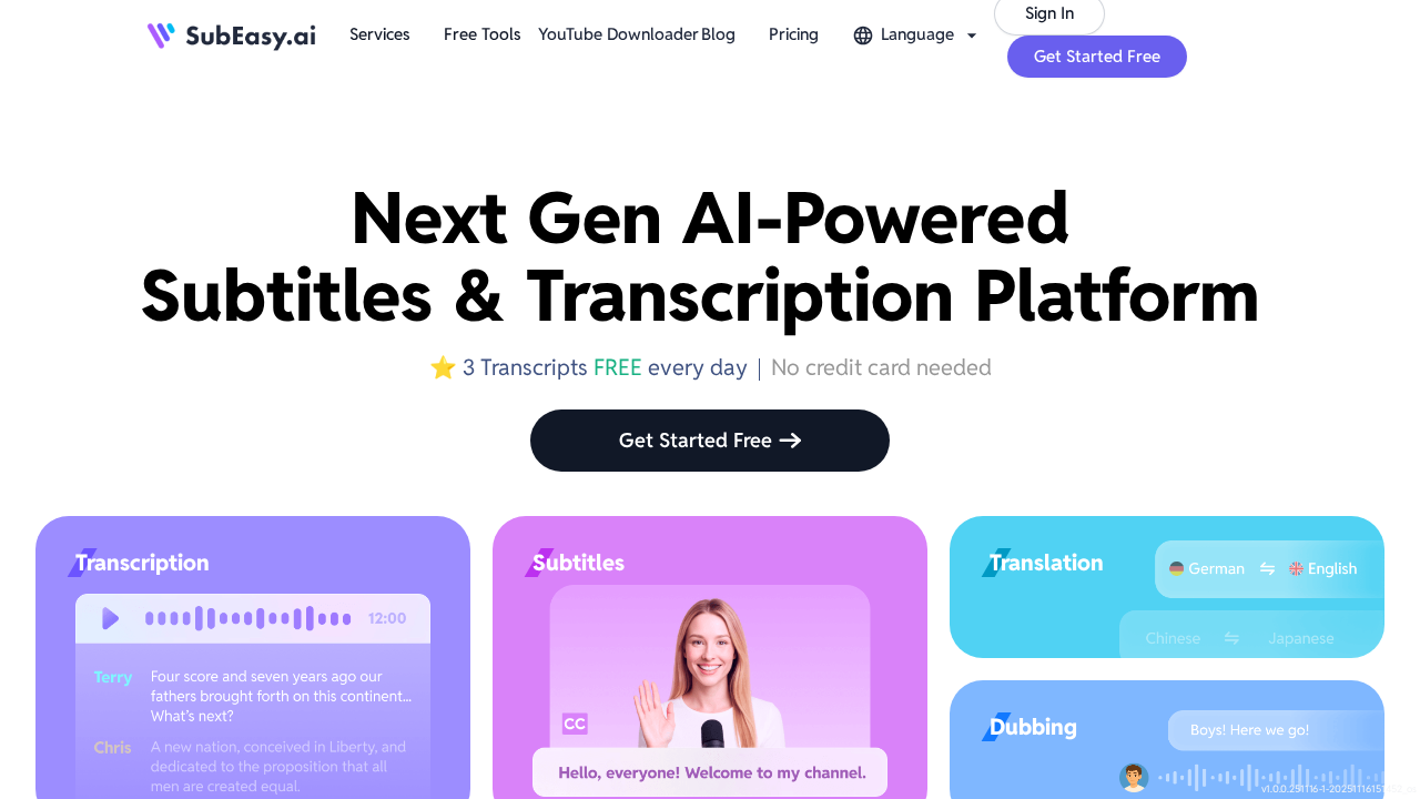 subeasy.ai screenshot