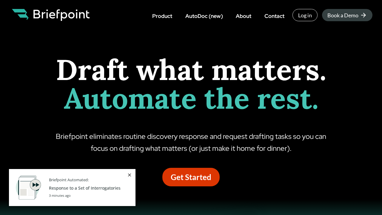Briefpoint.ai screenshot