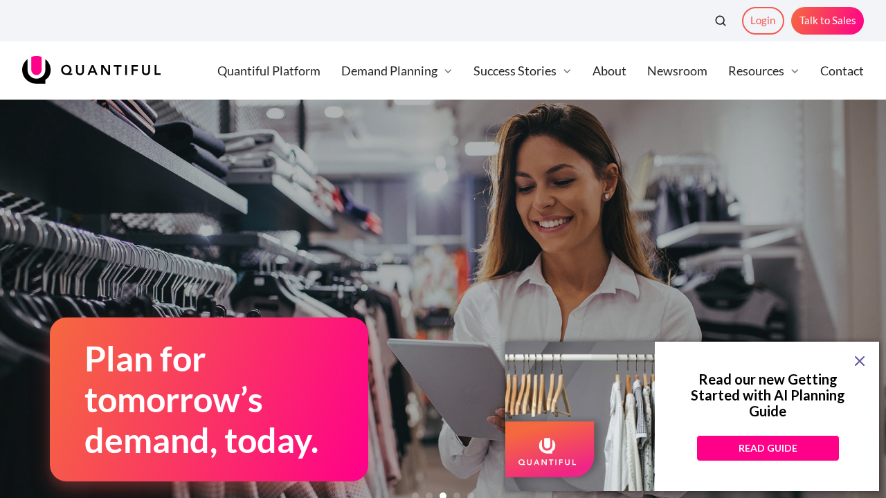 Quantiful.ai screenshot