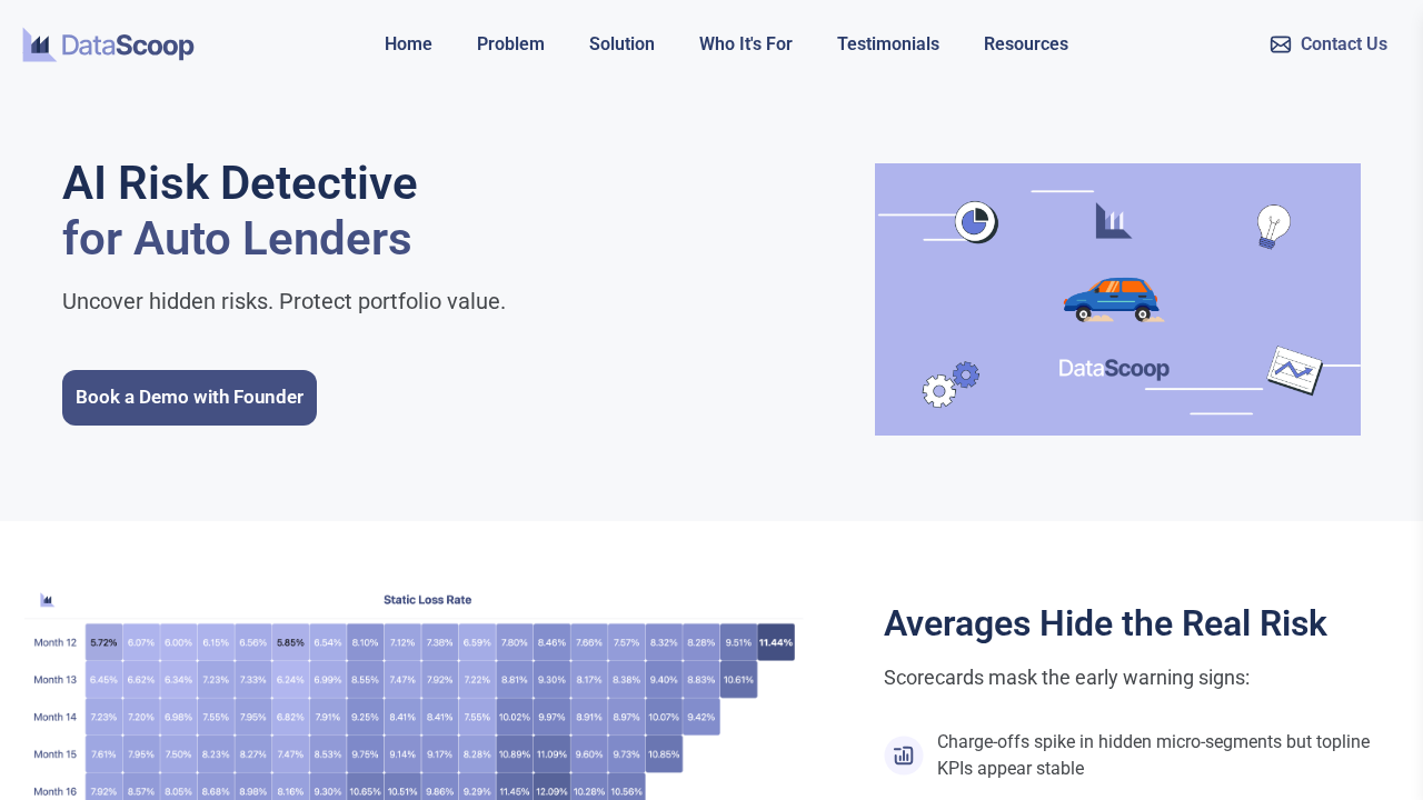DataScoop.ai screenshot