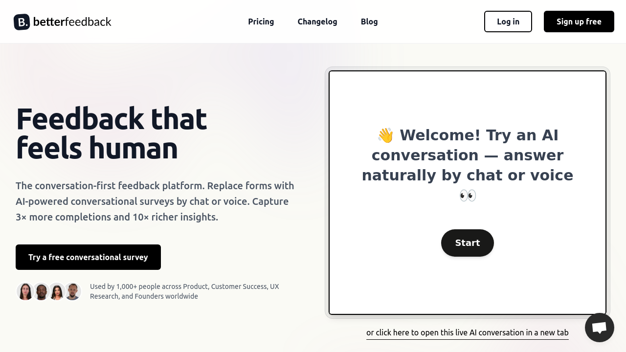 BetterFeedback.ai screenshot