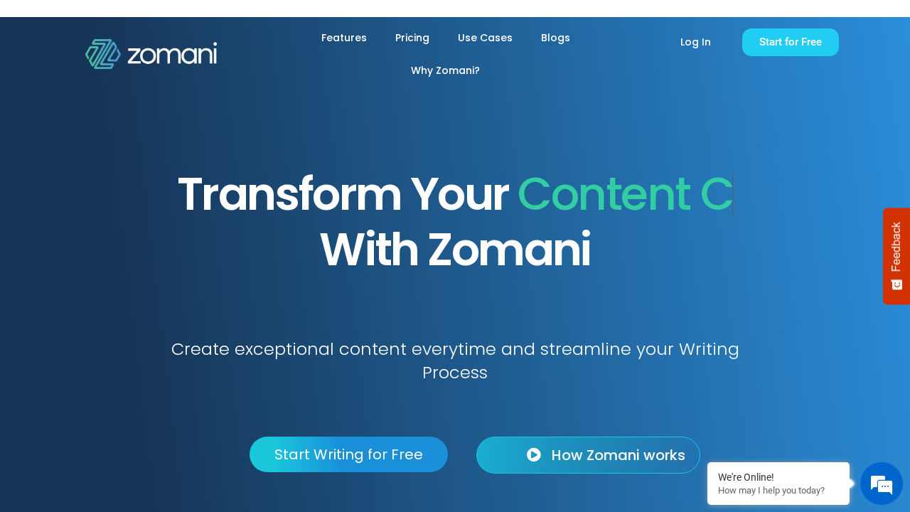 zomani.ai screenshot