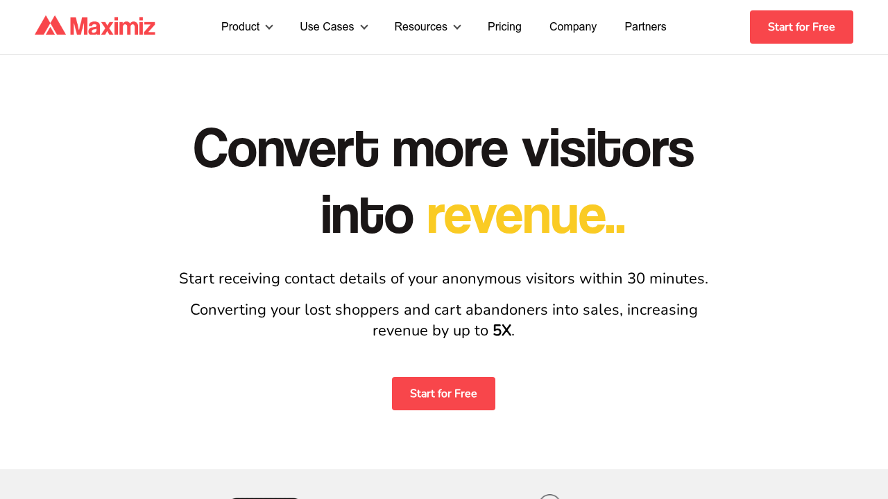 maximiz.ai screenshot