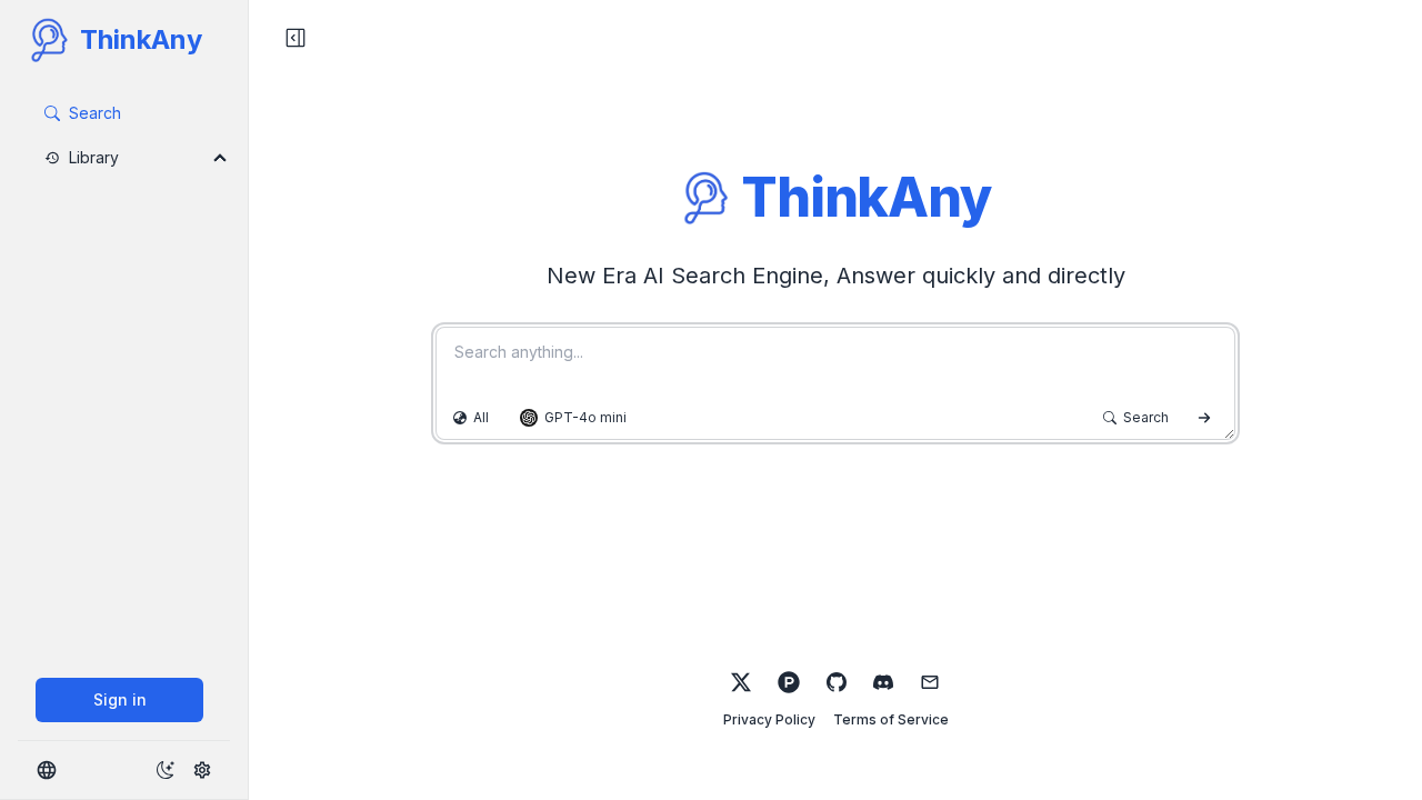 thinkany.ai screenshot