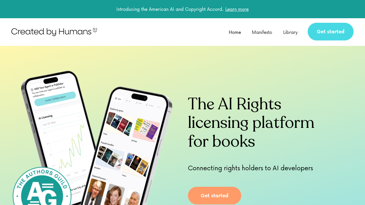 createdbyhumans.ai screenshot