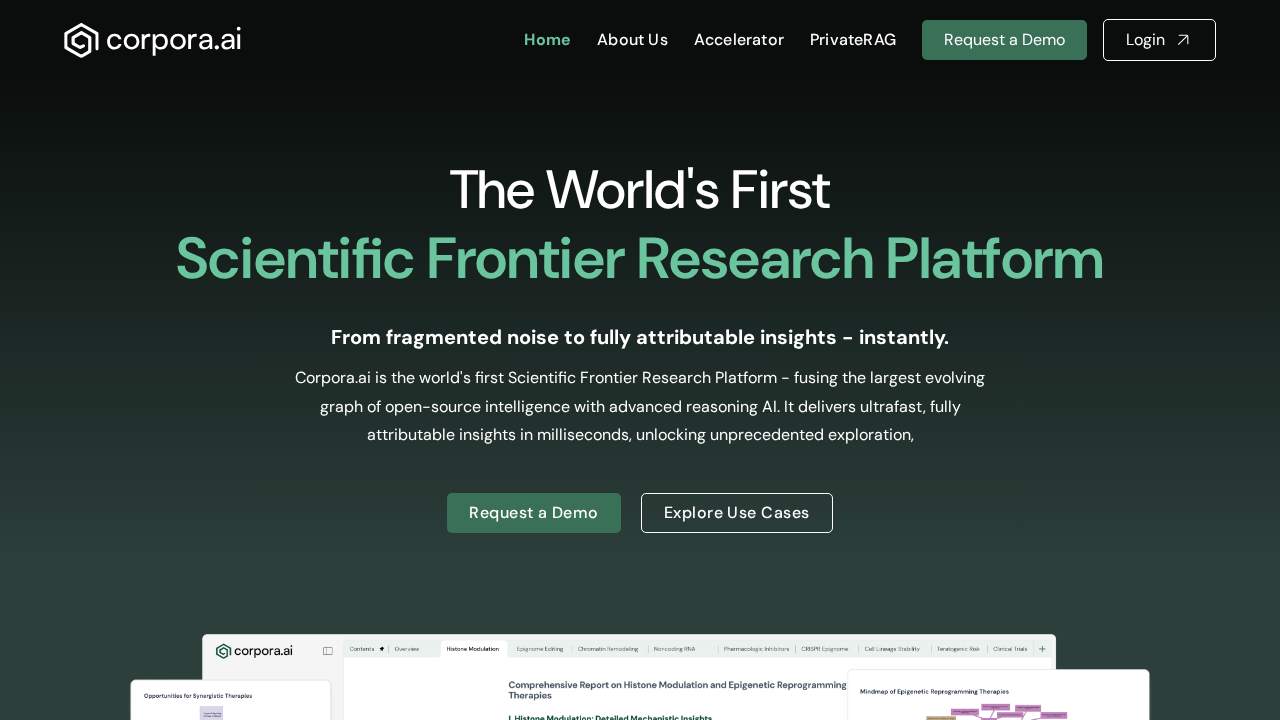 corpora.ai screenshot