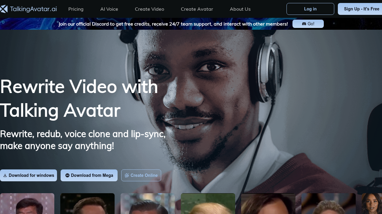 TalkingAvatar.ai screenshot