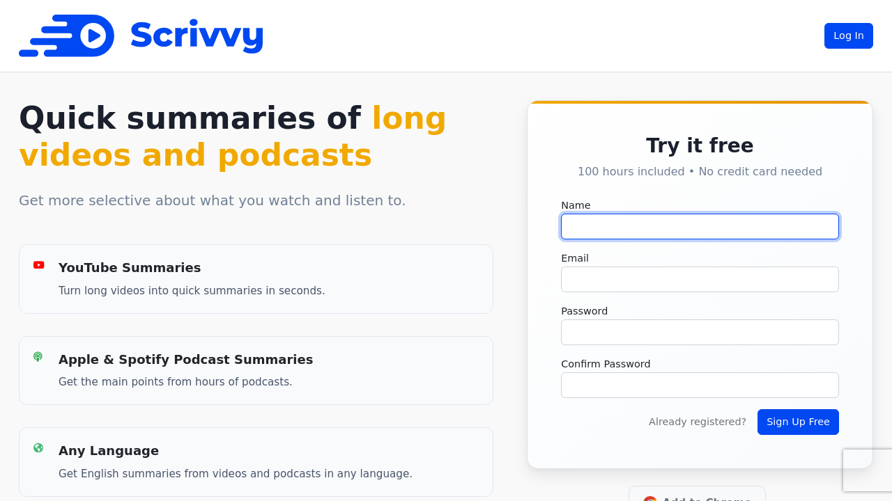 Scrivvy.ai screenshot