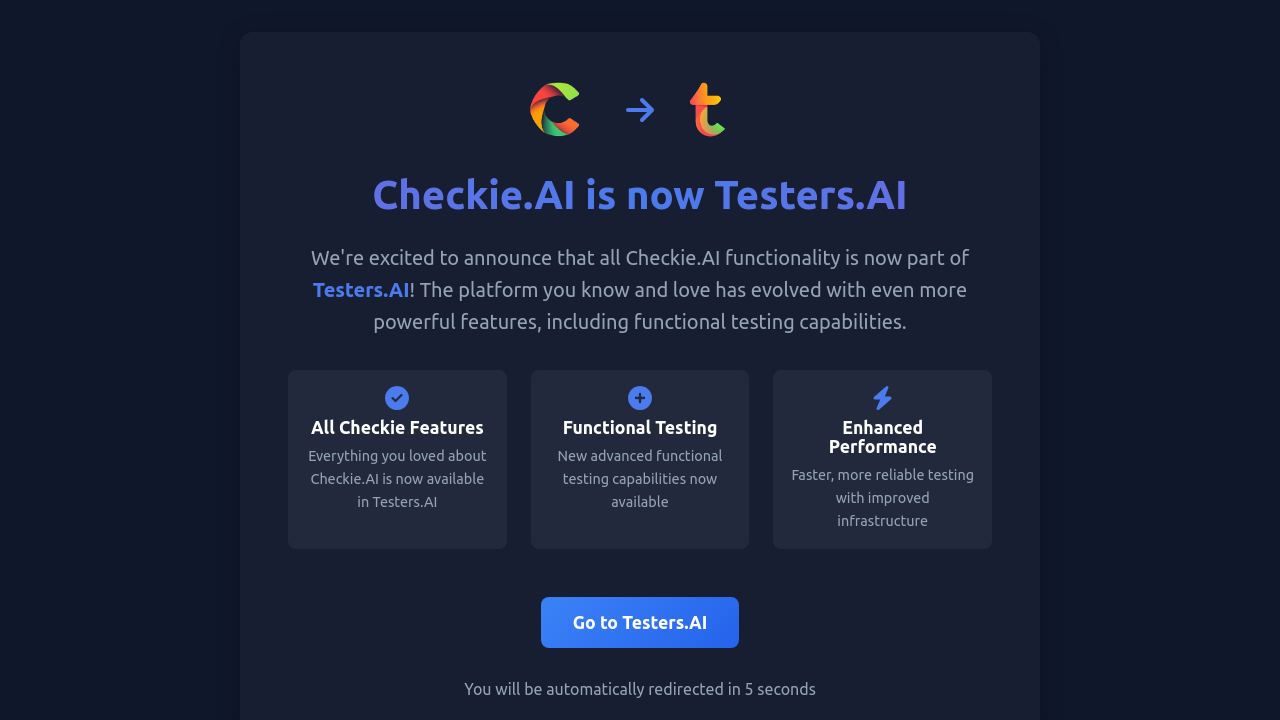 Checkie.ai screenshot