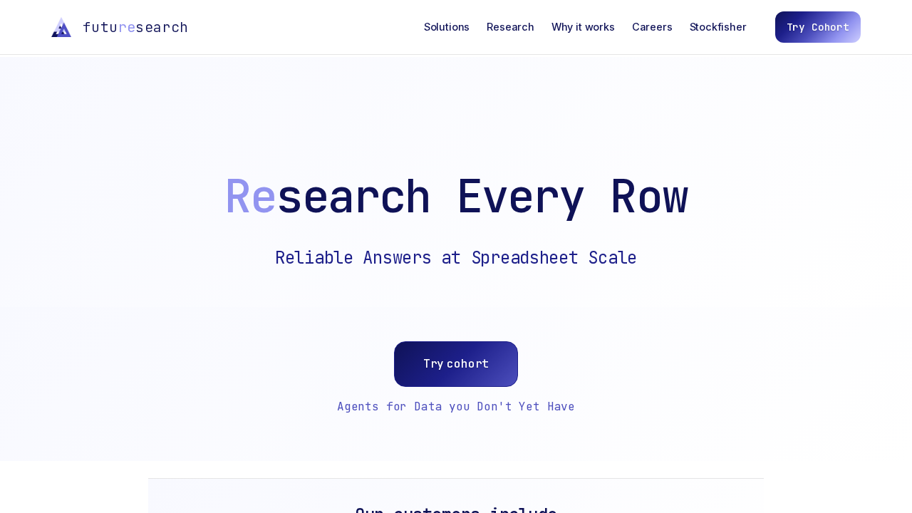 FutureSearch.ai screenshot