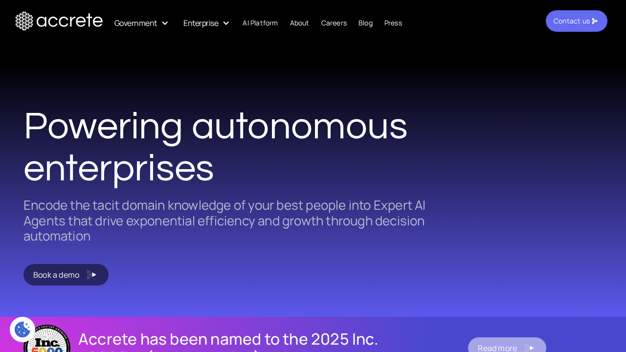 Accrete.ai screenshot