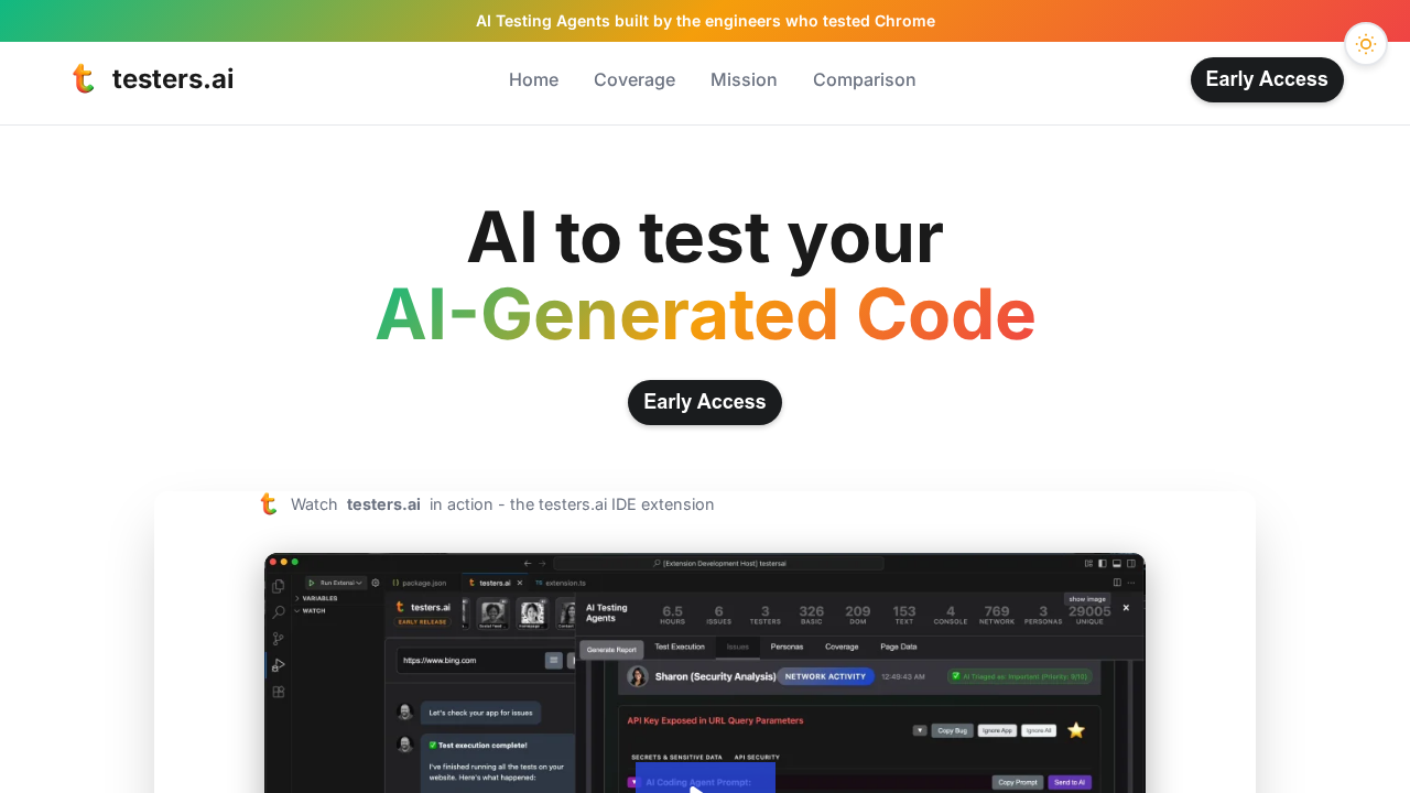 testers.ai screenshot
