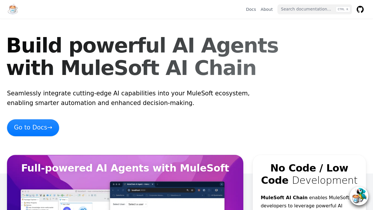 MuleSoft AI Chain (MAC) Project screenshot