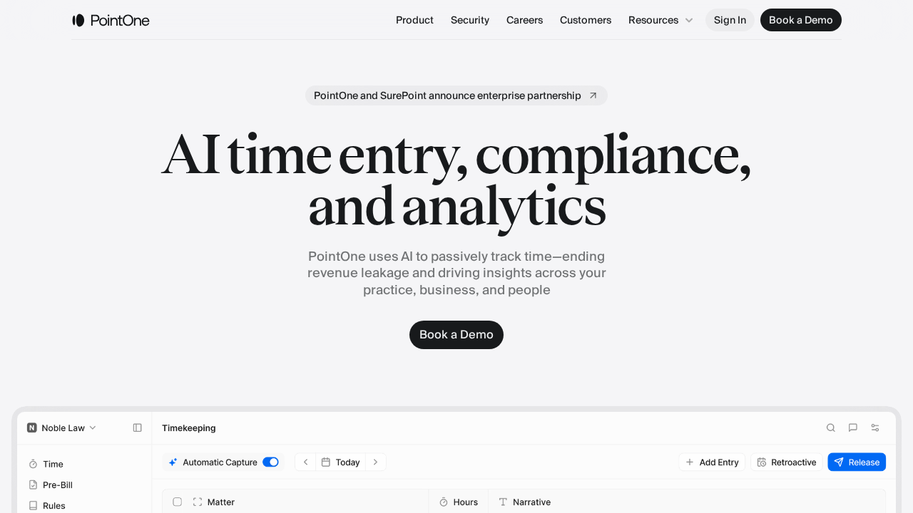 PointOne.ai screenshot