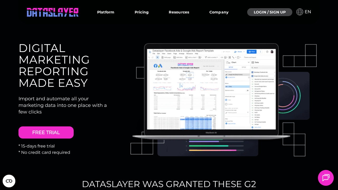 Dataslayer.ai screenshot