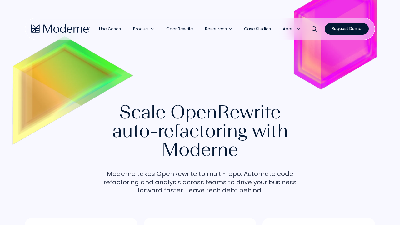 moderne.ai screenshot