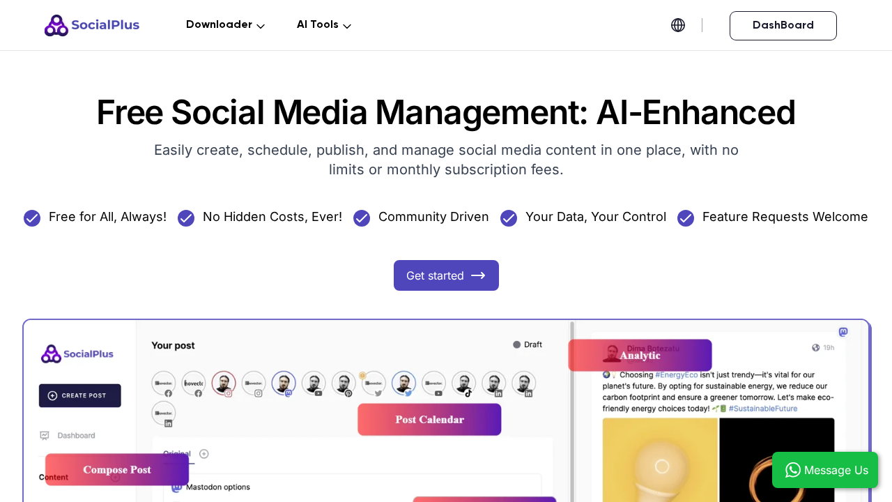 SocialPlus.ai screenshot