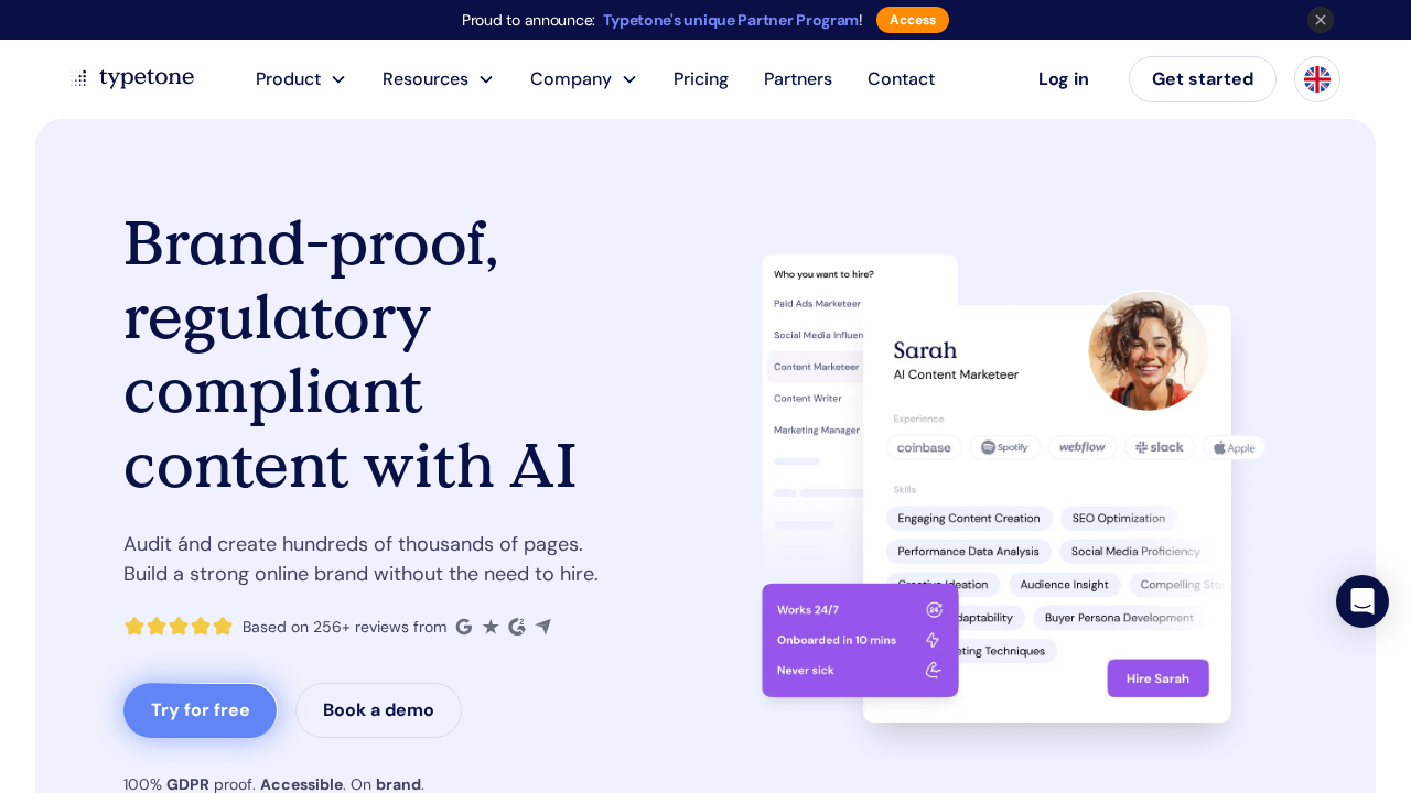 Typetone.ai screenshot