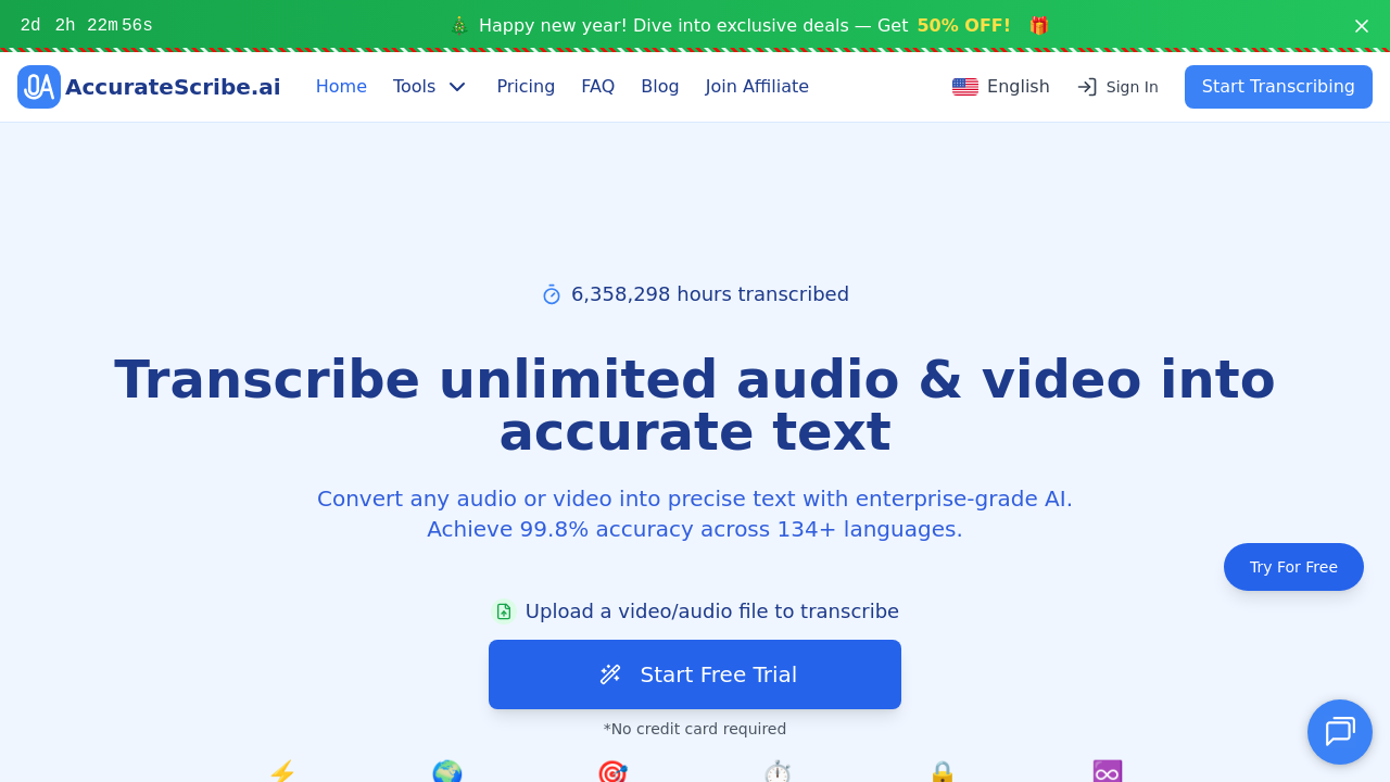 AccurateScribe.ai screenshot