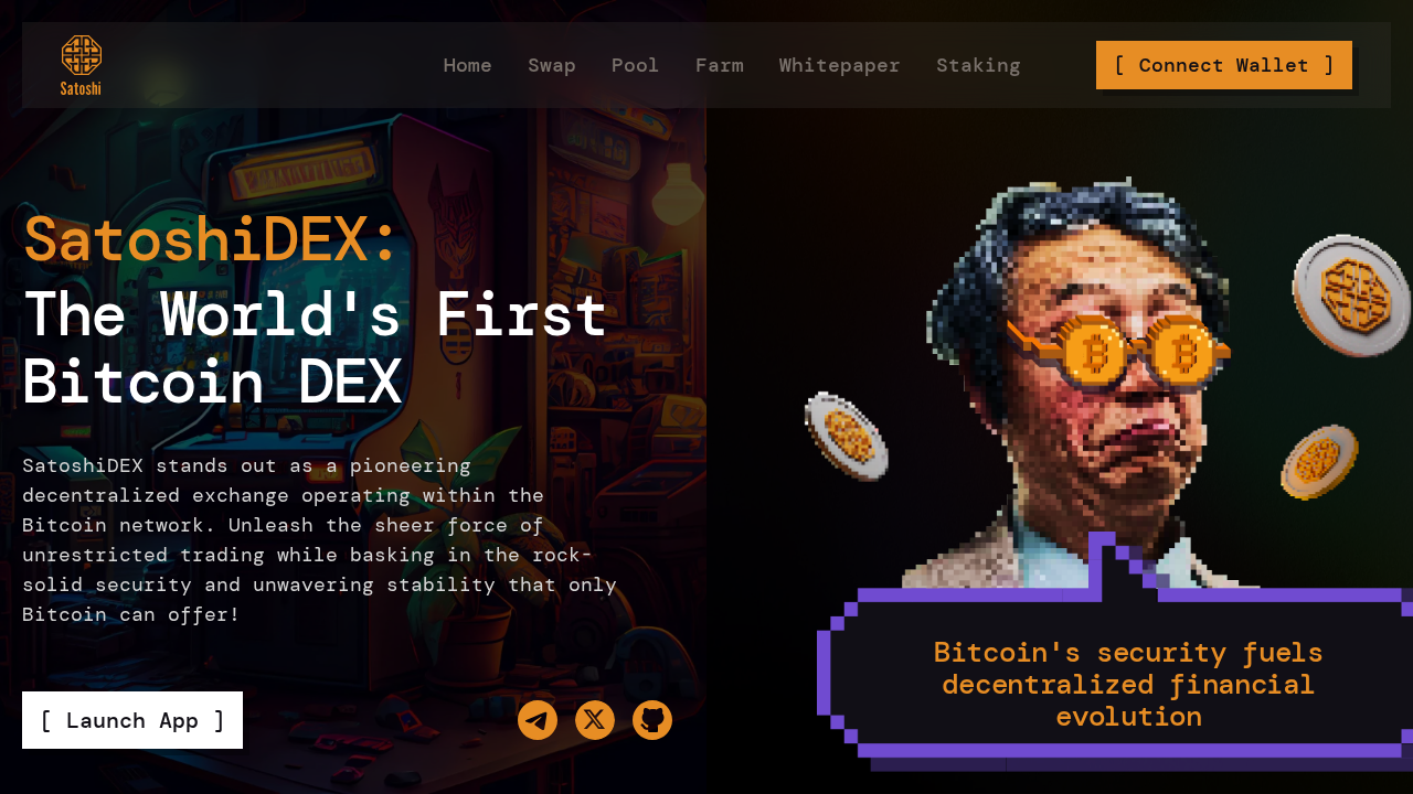 SatoshiDEX.ai screenshot