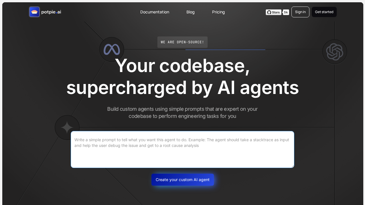 Potpie.ai screenshot