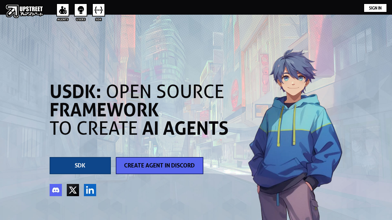 Upstreet.ai screenshot