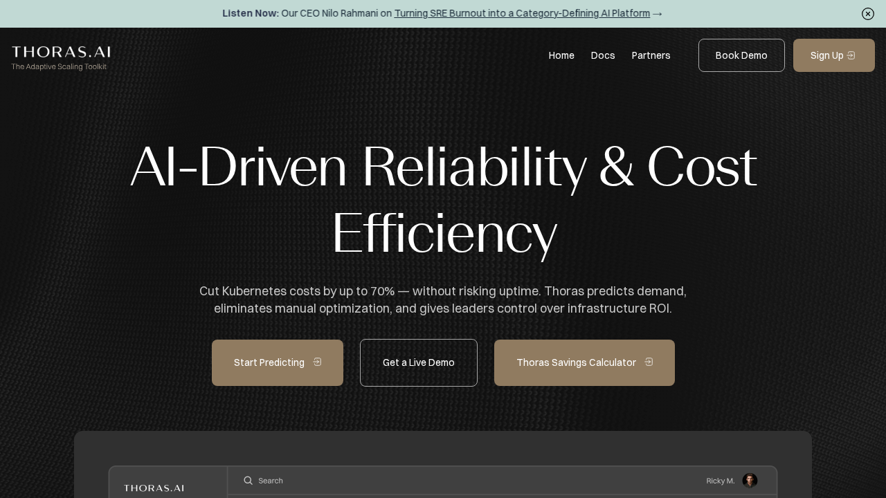 thoras.ai screenshot