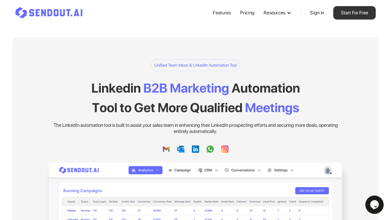 sendout.ai screenshot