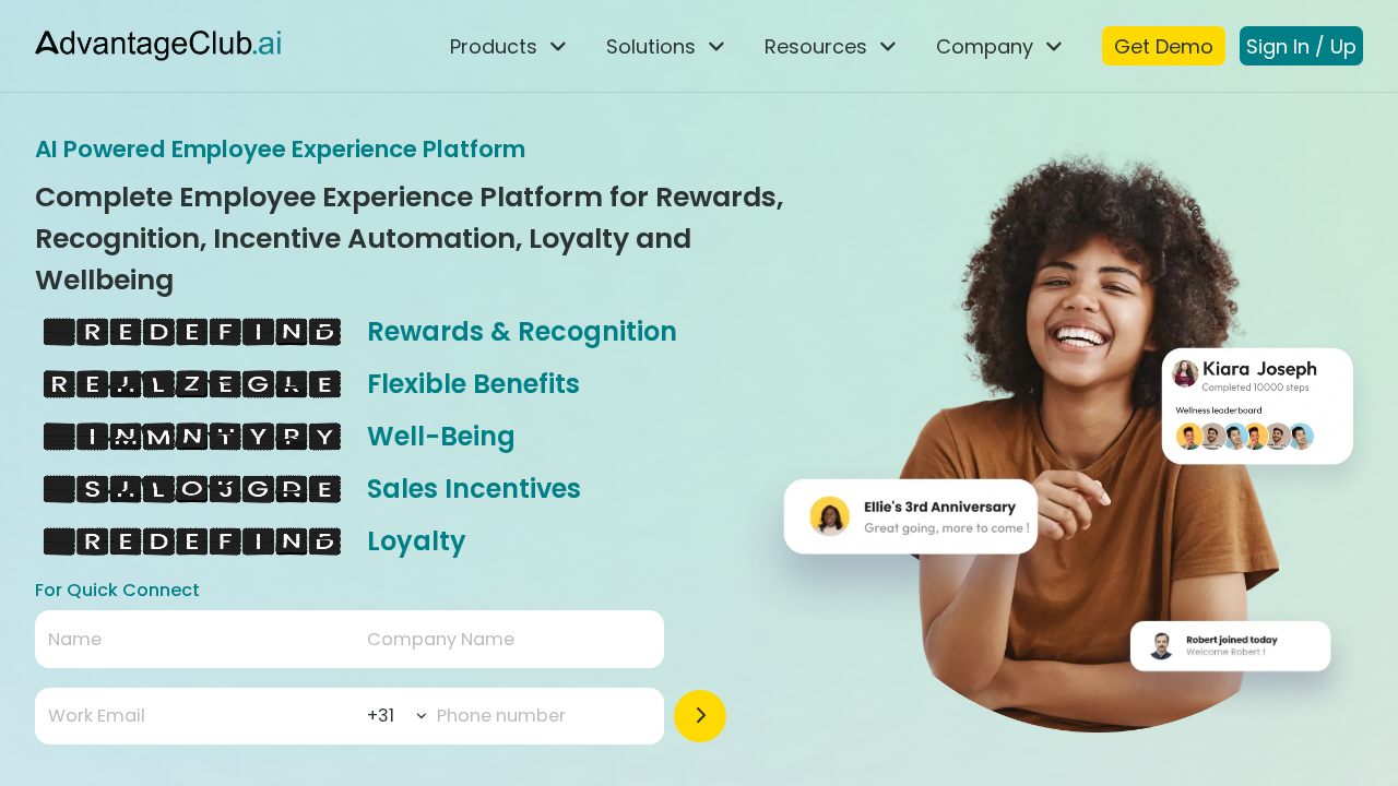AdvantageClub.ai screenshot