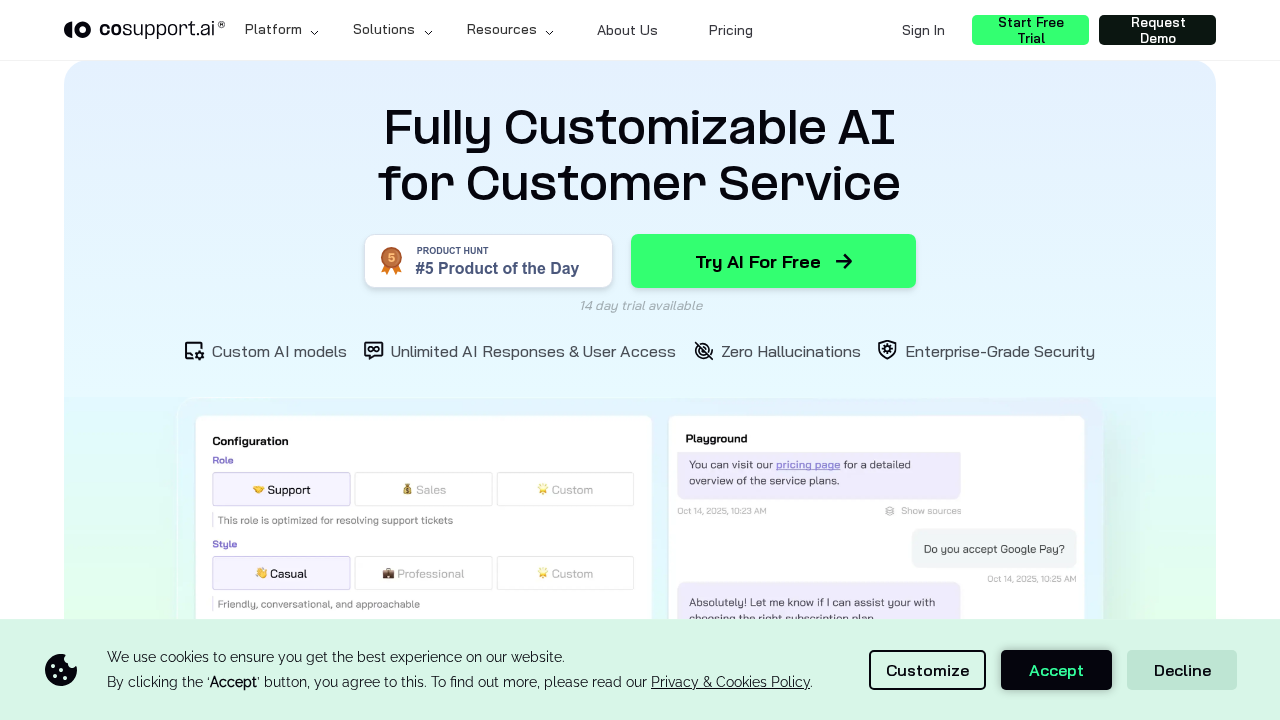 CoSupport AI screenshot