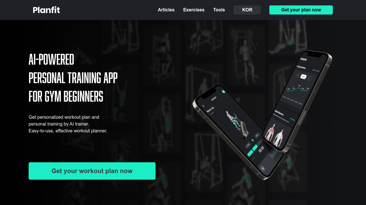 Planfit.ai screenshot