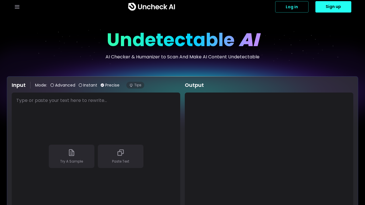 UndetectableAI screenshot