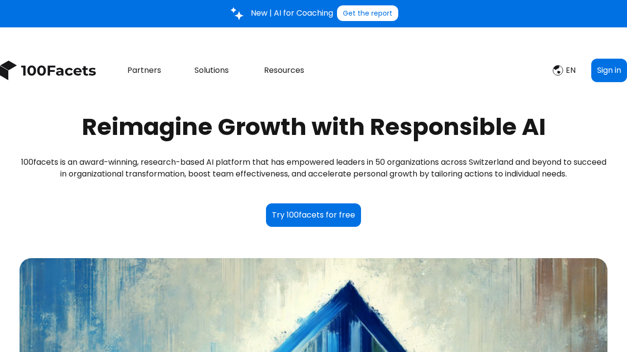 100facets.ai screenshot