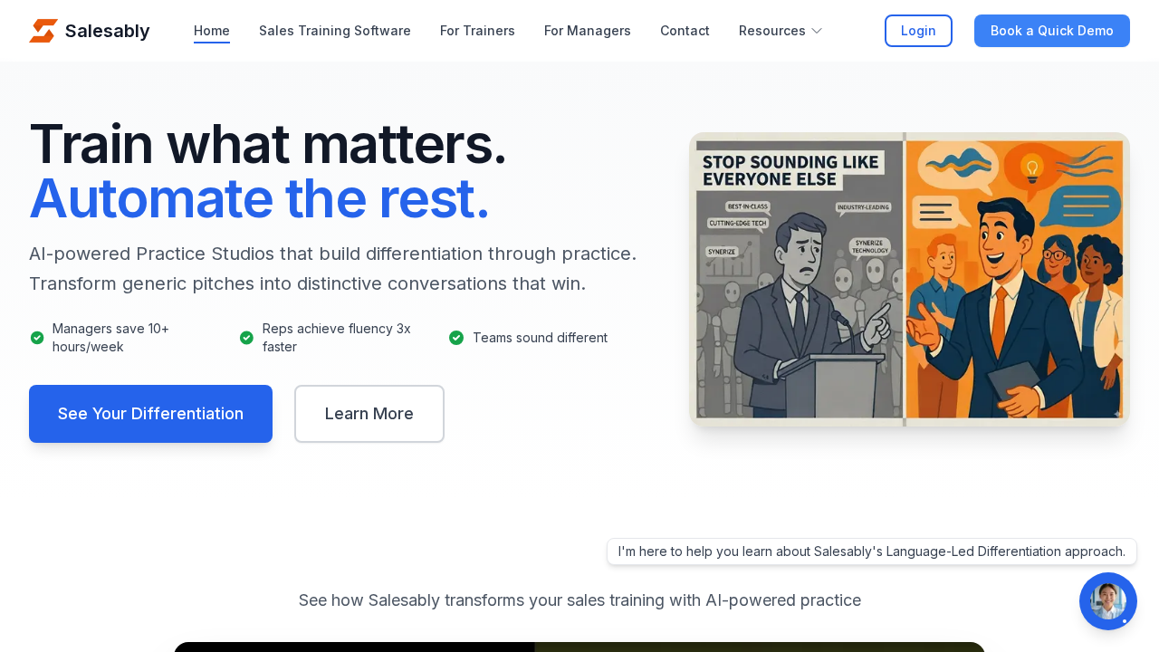 Salesably.ai screenshot