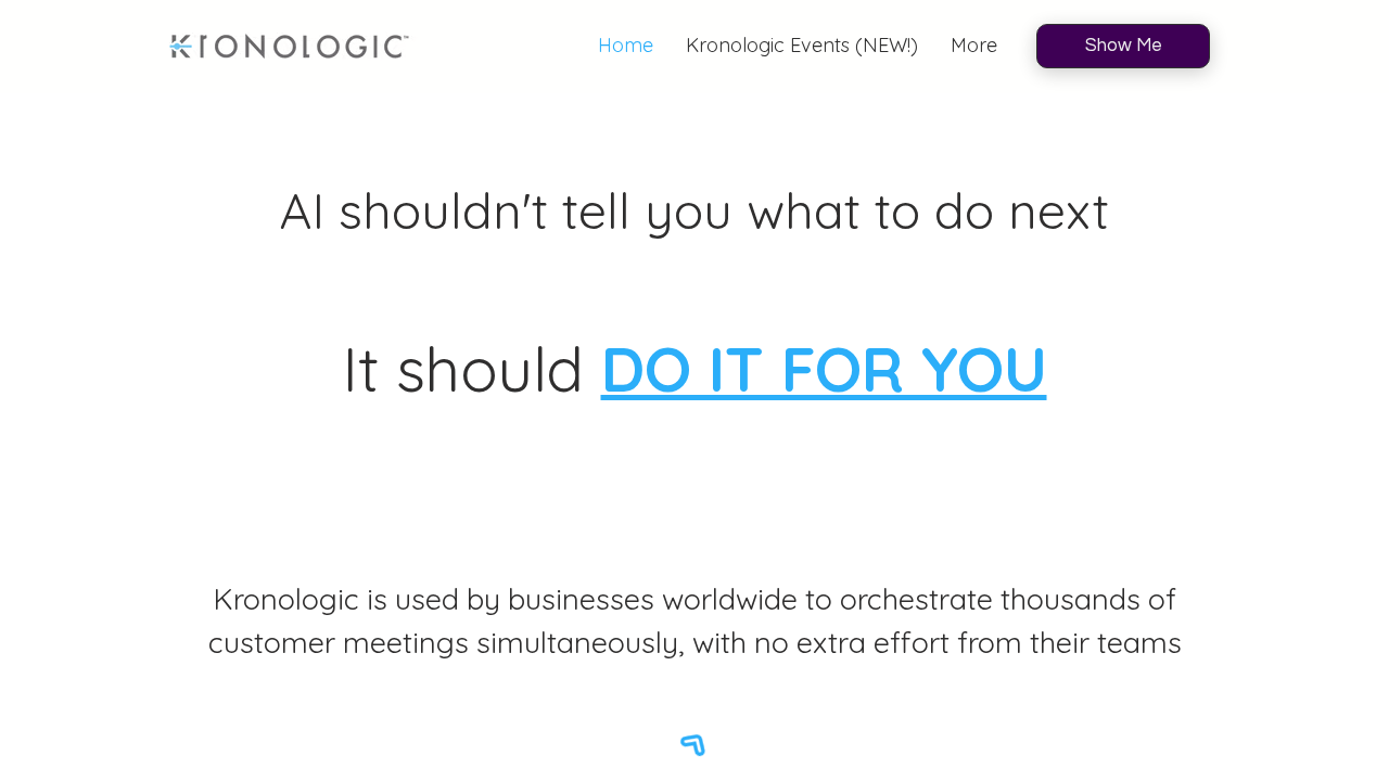 Kronologic.ai screenshot